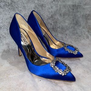 Women's Cher Crystal Buckle Pumps